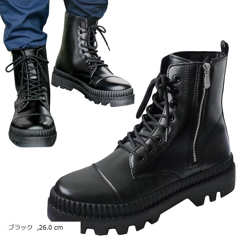 楽天市場】シークレットブーツ ワークブーツ ショートブーツ メンズ