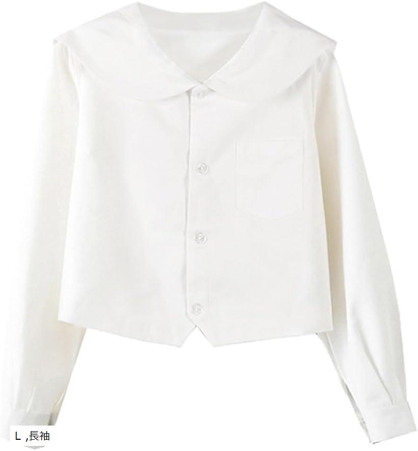 セーラー襟 制服 ネイビー ホワイト ホワイト×ネイビーのショートネクタイセーラー服 | BODYLINE