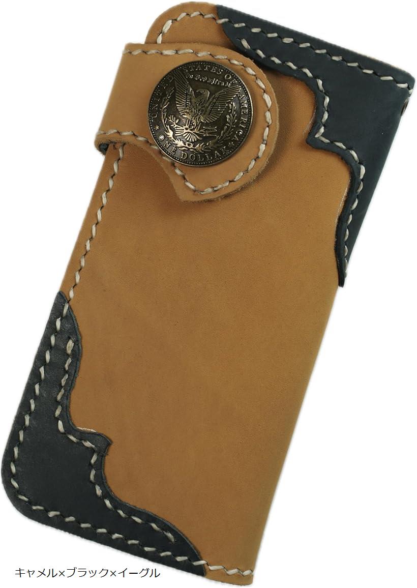 楽天市場】財布 メンズ バイカーズウォレット 長財布 本革 ライダース