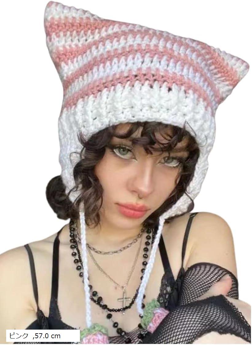 楽天市場】Bg3 猫耳ニット帽 帽子 サブカル系 y2k 地雷系ファッション