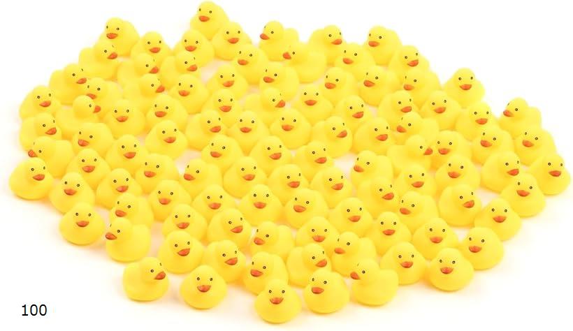 楽天市場】アヒル お風呂 おもちゃ 100個 セット 音が鳴る 業務