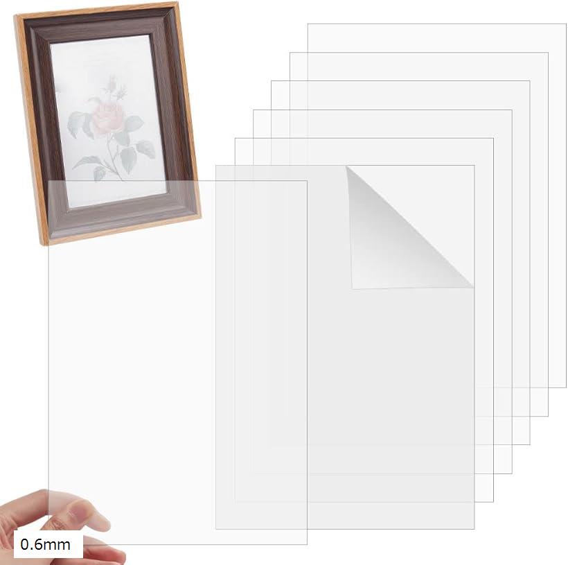 6名さま　アクリル額装　11月中 楽天市場】6枚 額縁用アクリル板 0.6mm 有機ガラス板 透明