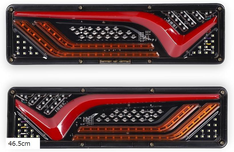 楽天市場】互換品 V字型 トラック LED テールランプ 左右セット