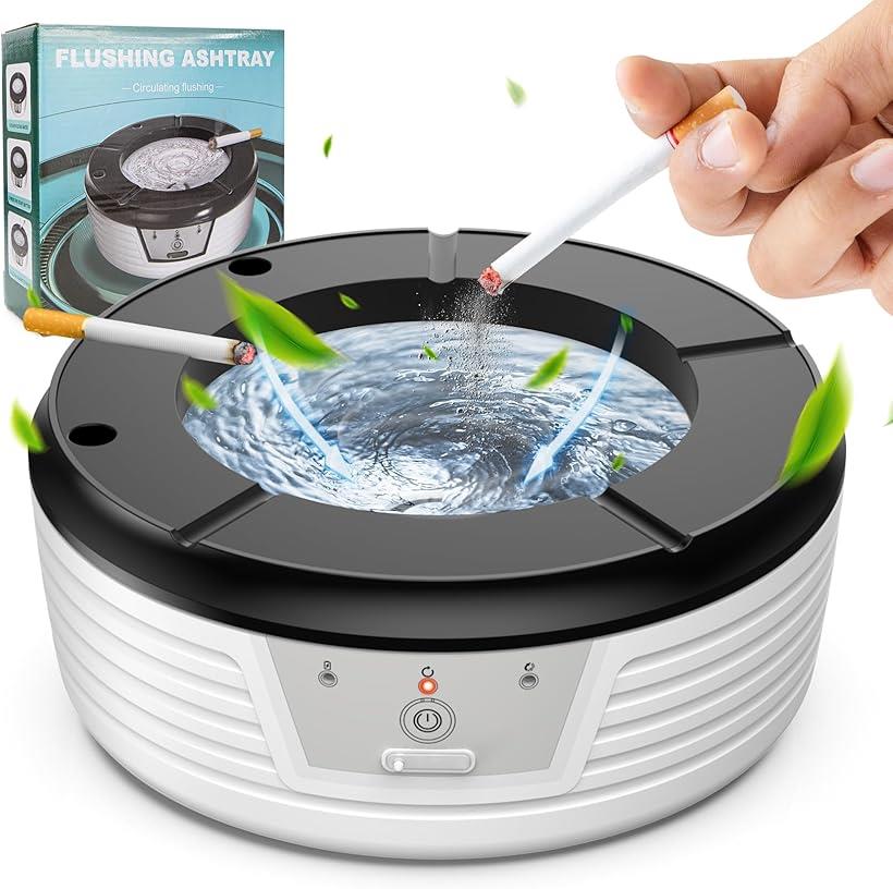 楽天市場】自動水洗い 灰皿 御洒落 灰が飛ばない灰皿 高性能