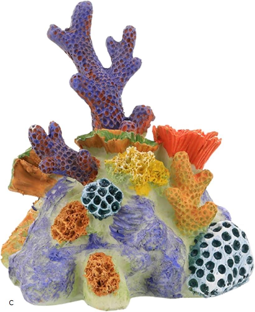 楽天市場】アクアリウム サンゴ 珊瑚 人工 水槽 礁 オブジェ 置物 飾り
