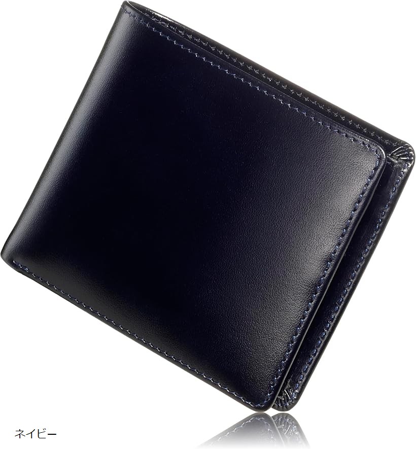 楽天市場】財布 メンズ 2つ折り 妖美なイタリアンレザーの財布 本革 二