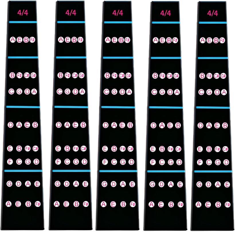 バイオリン指板 ４点 Amazon | fogman バイオリン 指板 シール 音階 ポジション 4/4