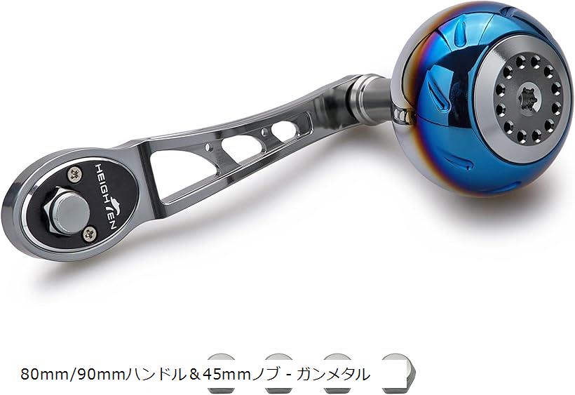 新品未使用　90mm KTF ハンドル　アブ・ダイワ用　パープル　IXA 新品未使用 90mm KTF ハンドル アブ・ダイワ用 パープル IXA