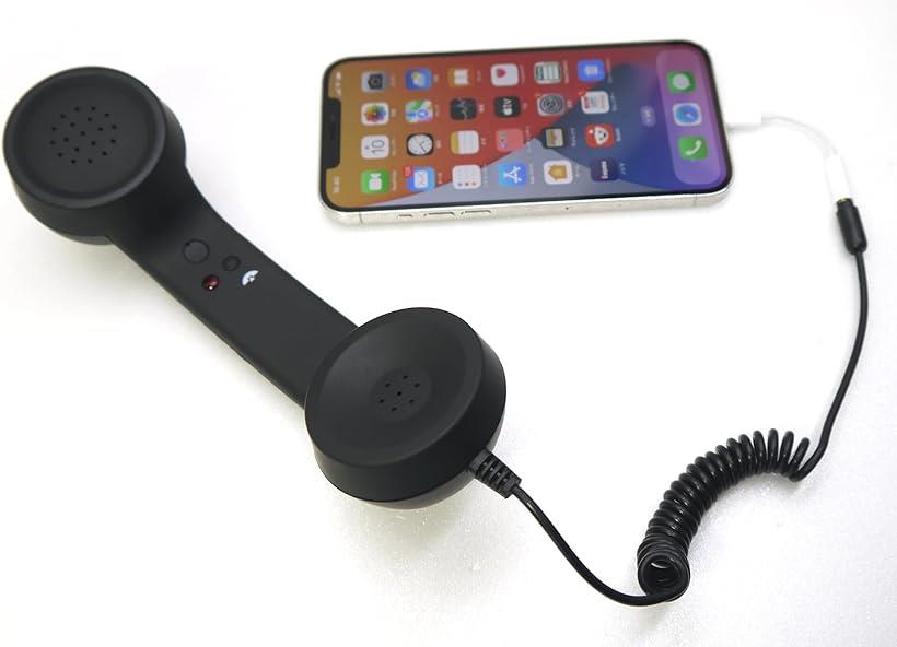 携帯電話本体 ブラック 充電器付き 楽天市場】互換品Sugarello 受話器 スマホ用受話器 タブレット