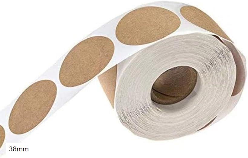 楽天市場】Sugarello 円形ステッカー 丸形シール クラフト紙