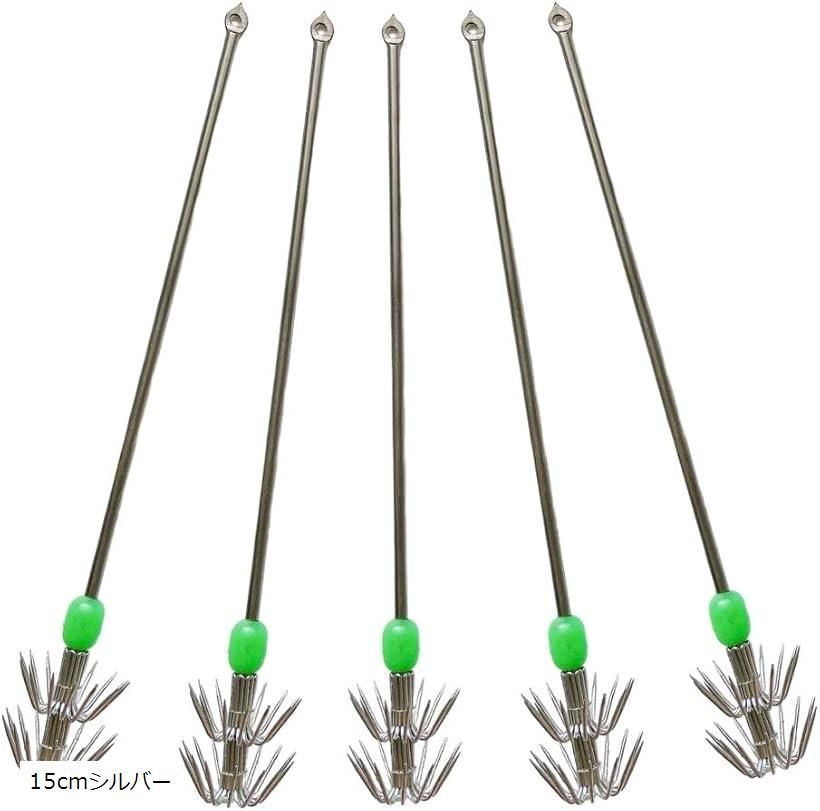 楽天市場】イカフック 釣果 釣り 仕掛け 夜光玉 ヤエン ステンレス