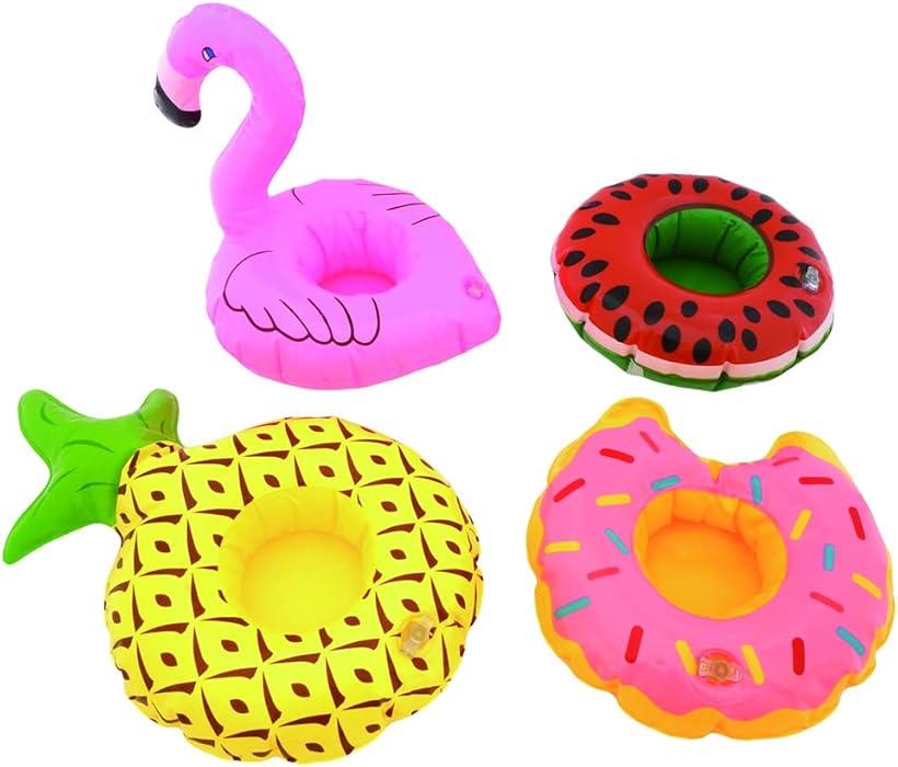 楽天市場】ぷかっとミニ 浮き輪 ドリンクカップ ホルダー コースター