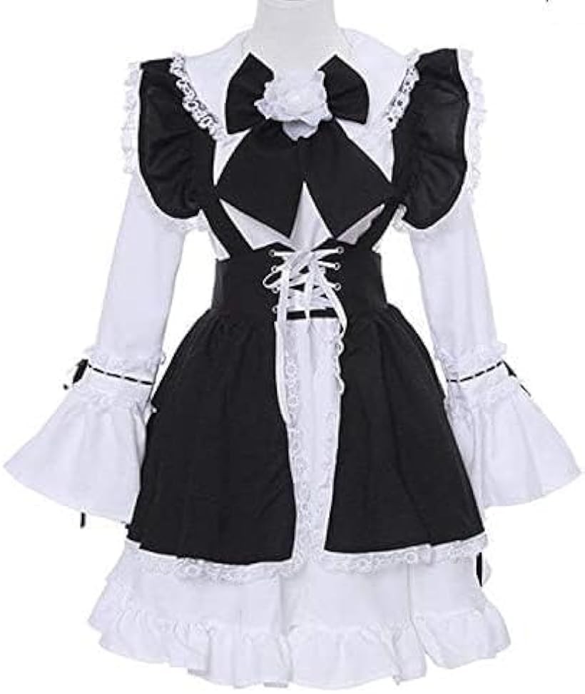 【楽天市場】イベント メイド服 ゴスロリ 女装 コスプレ 衣装 ロリータ ウェイトレス パーティー 撮影会 (ブラック, L)：ホリック