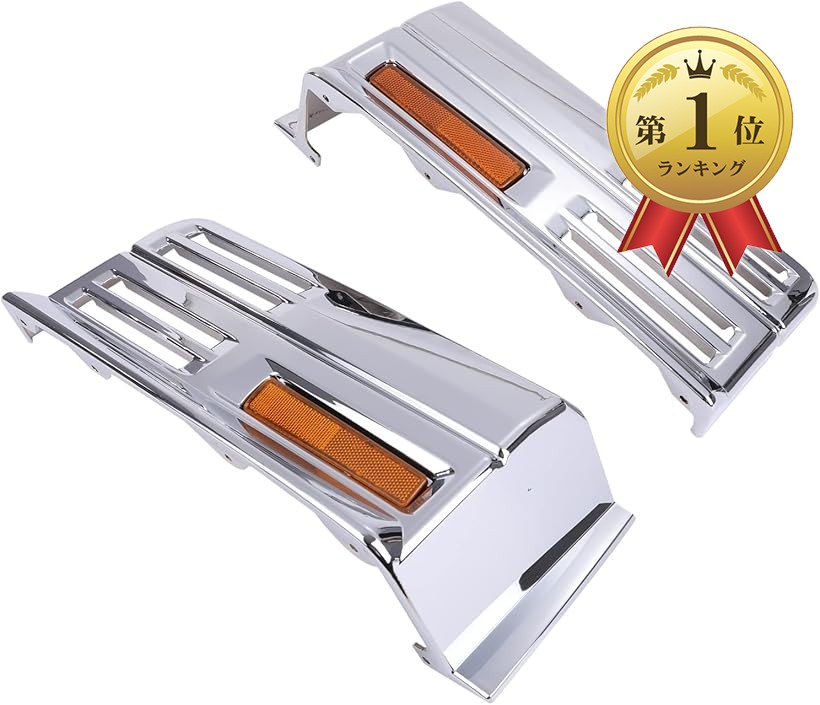 【ランキング1位入賞】三菱 ふそう 07 NEW スーパーグレート リフレクター 付 左右セット メッキ ステップ ロア ダブル リップ 装着 車用 ドレスアップ カスタムパーツ 社外品 (スモーク フィルム ステー ポルテ 断熱 車)