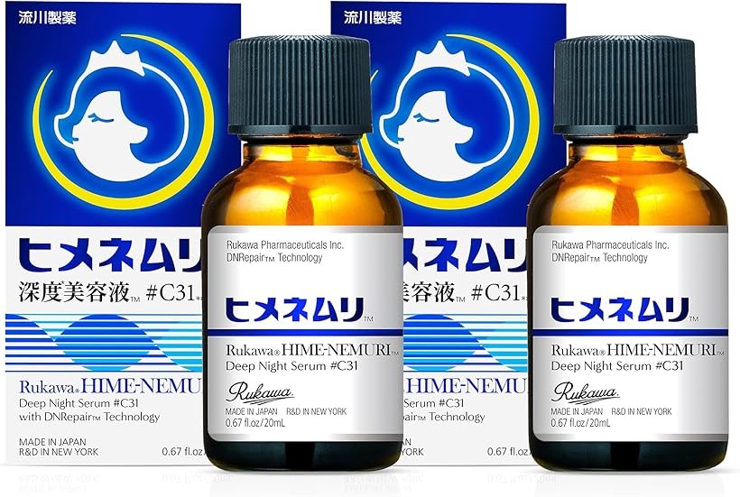 ２本セット流川製薬 ヒメネムリ 毛穴 シワ 乾燥肌 ヒト型 セラミド 原液配合 美容液 夜用 エイジングケア 保湿 敏感肌 パラベン不使用男女兼用 C31