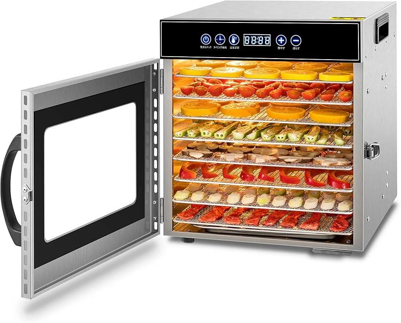 KWASYO フードドライヤー　ジャンク品 Amazon.co.jp: Kwasyoフードドライヤー 8層食品乾燥機