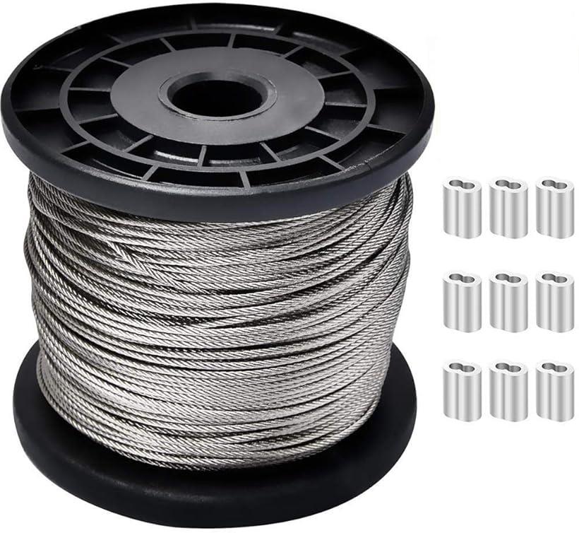 楽天市場】ワイヤー ロープ 直径2.0mm 長さ30M 7x7 30個入り 耐食性