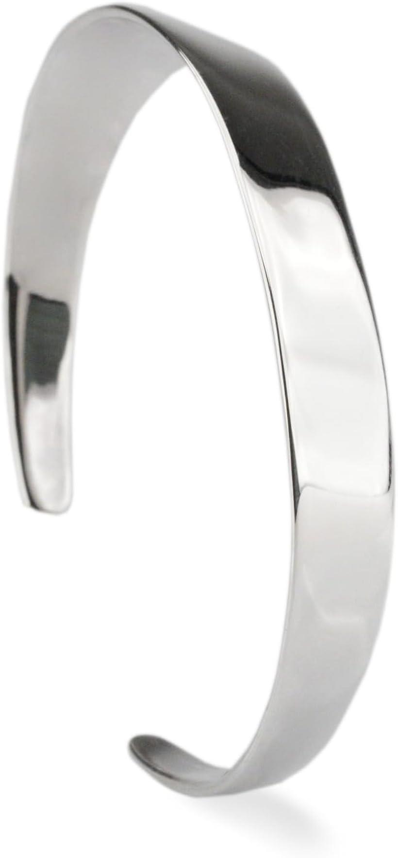 シルバー925 Silver プレーンバングル/フルハンドメイド/ブレスレット ウェーブバングル シルバー925 ボーンカフバングル レディース