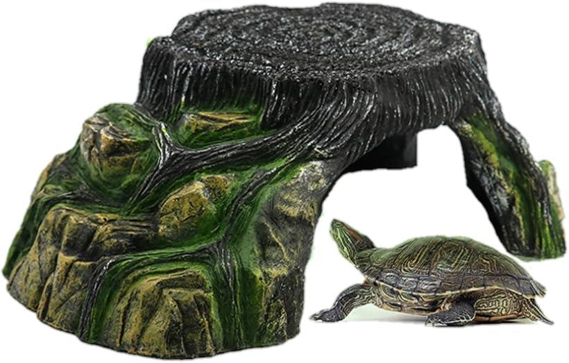 隠れ家付きコケのアクアテラリウム、観賞用や生体ケージ、カエル、イモリ、メダカ、亀 隠れ家付きコケのアクアテラリウム、観賞用や生体ケージに、カエル