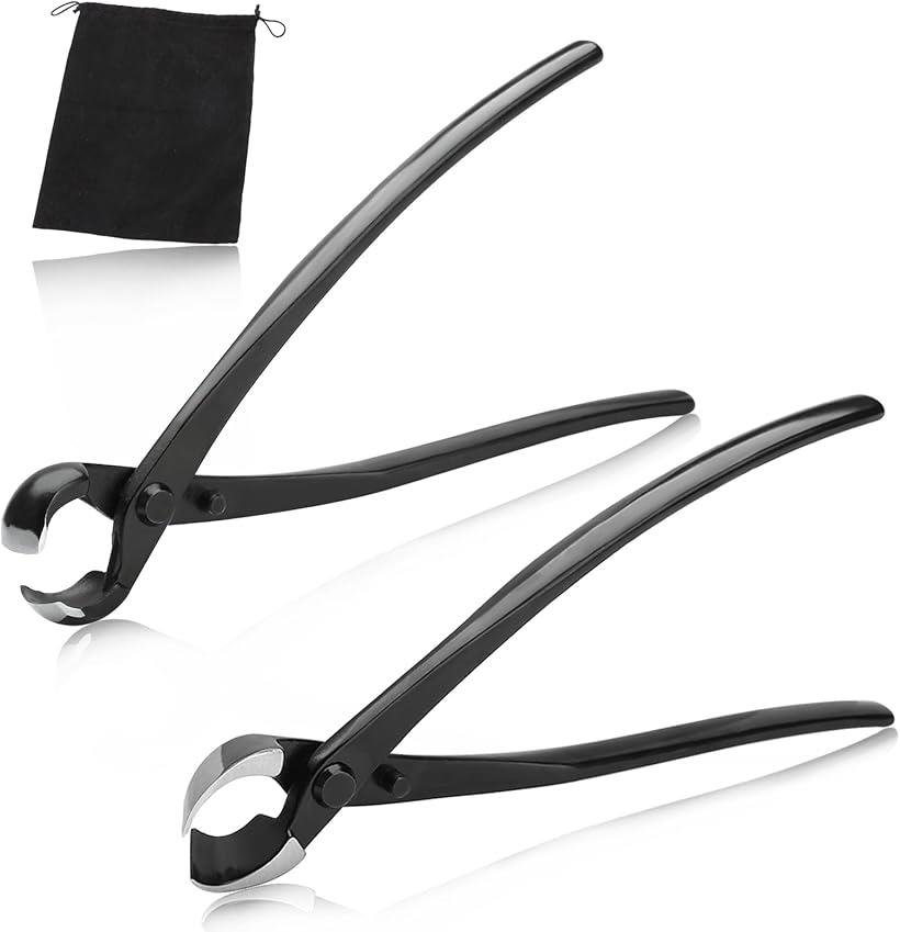 盆栽道具　又枝切鋏　コブ切鋏　鋏　ヤットコ　4個セット 楽天市場】コブ切鋏 丸刃 こぶ切り鋏 こぶ切りハサミ 盆栽 ノブ