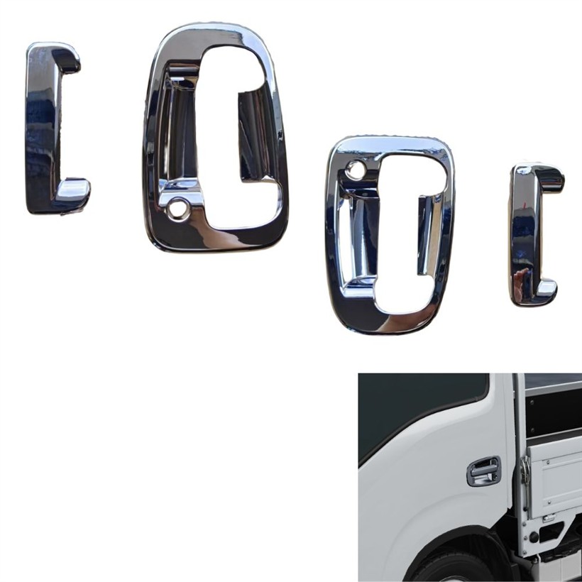 楽天市場】いすゞ 7代目 23エルフ ハイキャブ メッキ サイド ドア