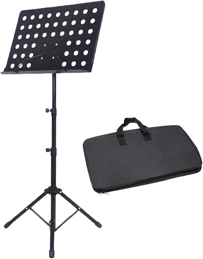 楽天市場】譜面台 専用袋付 高さ調整 楽譜 吹奏楽 バンド