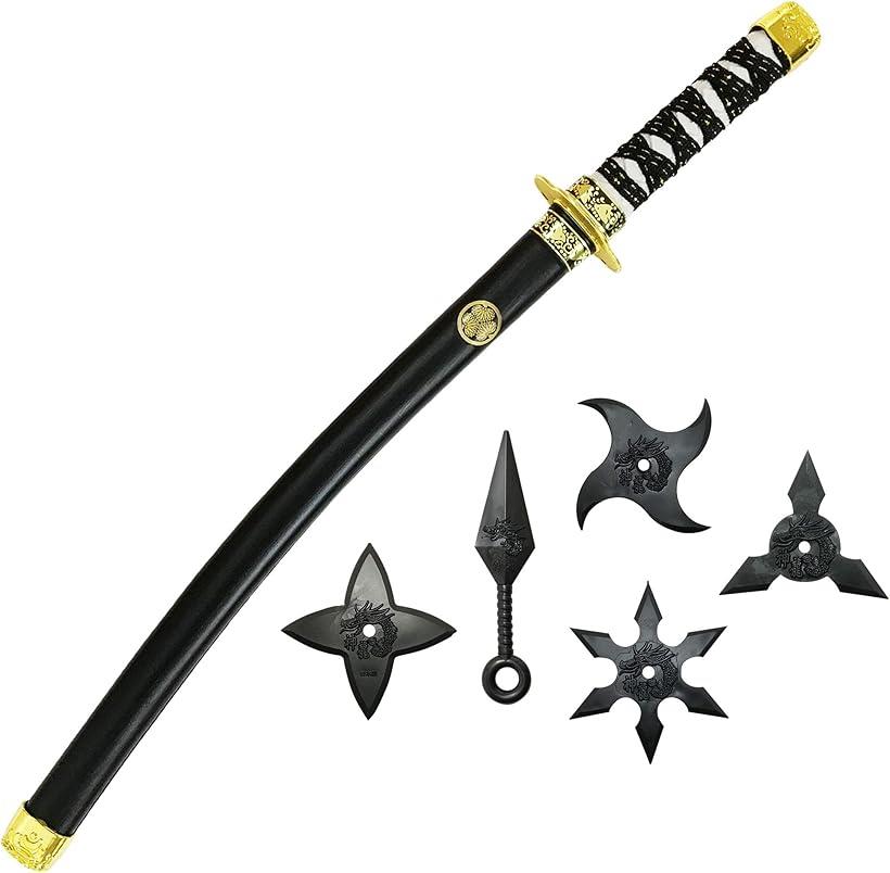 楽天市場】日本刀 短刀 侍 忍者 手裏剣 苦無 マジックナイフ おもちゃ