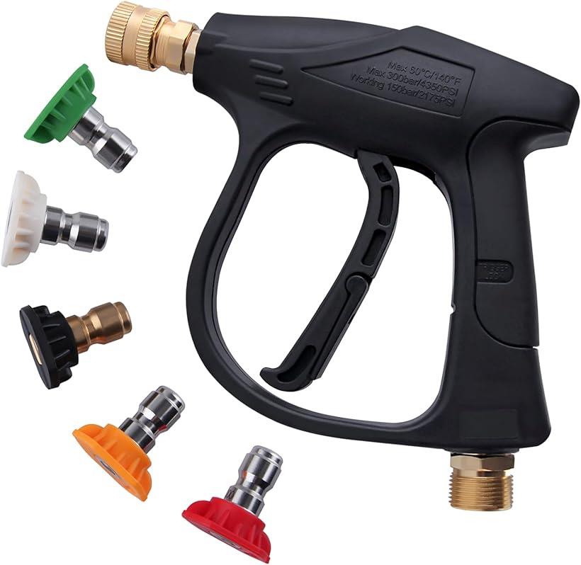 楽天市場】高圧洗浄ガン ノズル 2種付き 高圧洗浄機 トリガーガン 高圧