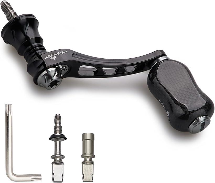 楽天市場】可変 リール ハンドル 19mm アルミ ノブ 搭載 シマノ