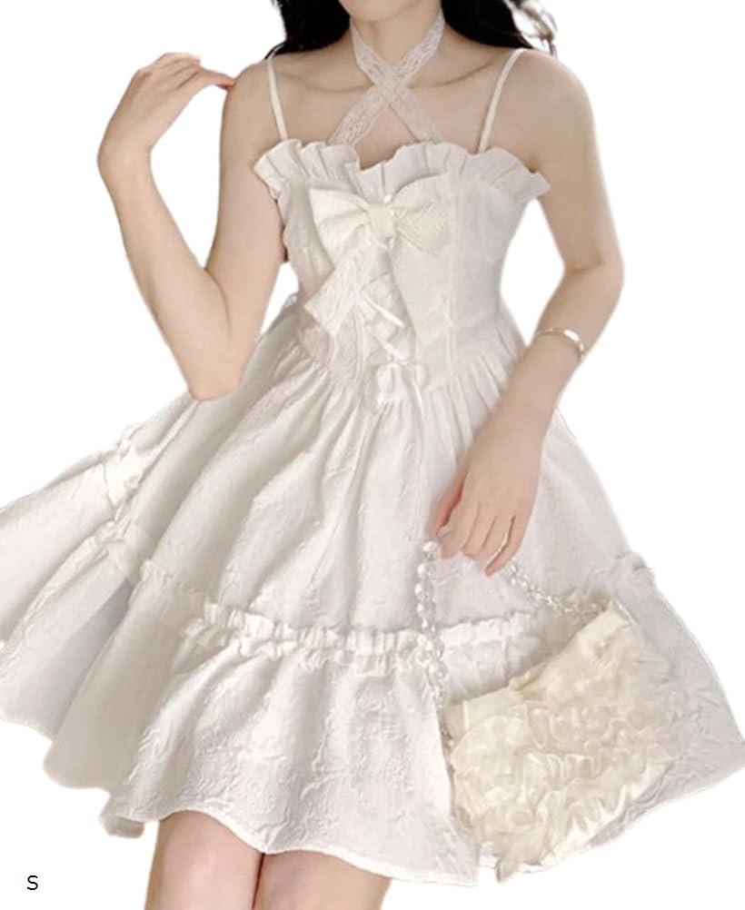 楽天市場】レディレイジー 白 ワンピース コスプレ ノースリーブ ミニ