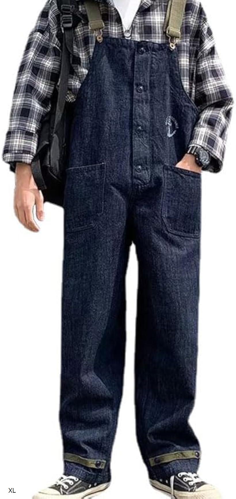 MADEN WORKWEAR海軍ミリタリーオーバーオールサロペットデニムパンツ MADEN WORKWEAR海軍ミリタリーオーバーオールサロペットデニム