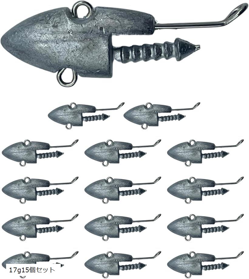楽天市場】互換品 ジグヘッド ジグヘッドワーム 釣り ルアー 重り バス