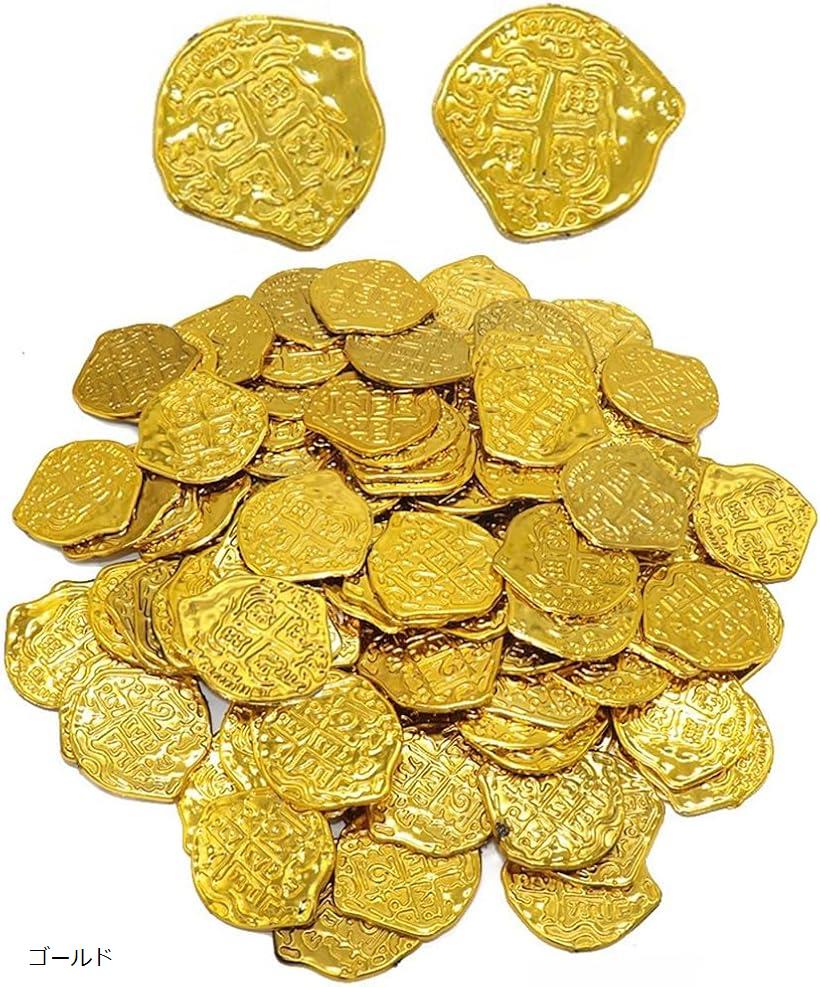 楽天市場】金貨 アンティーク コイン 宝箱 お金 海賊 カジノ 古銭 300枚 シルバー ゴールド ブロンズ : エムラインストア
