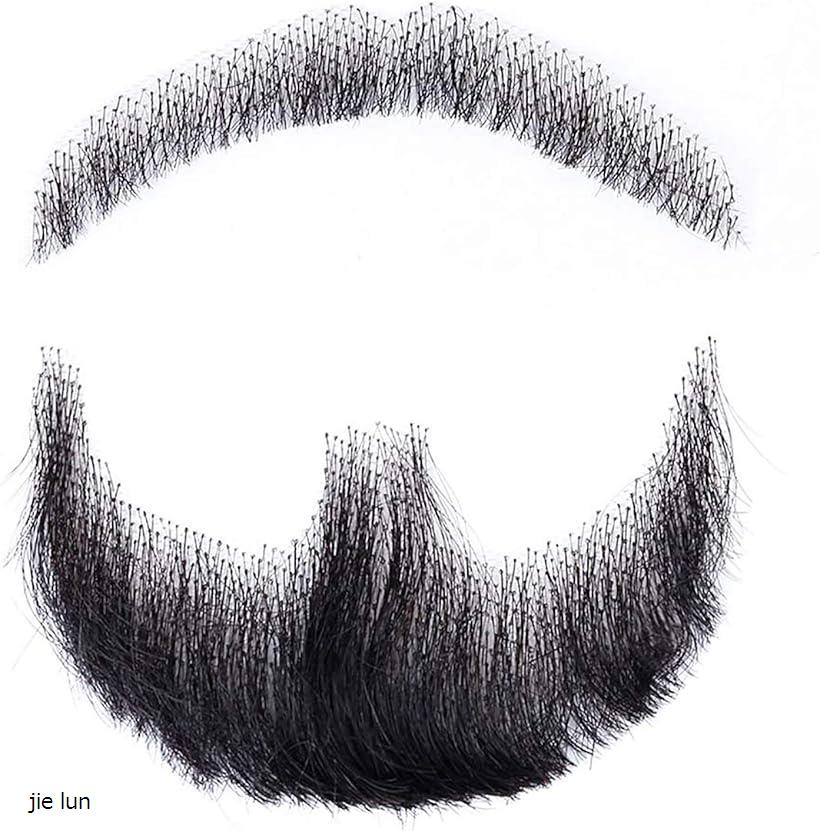 楽天市場】【楽天ランキング1位入賞】付け髭 ひげ 口髭 人毛 ウィッグ