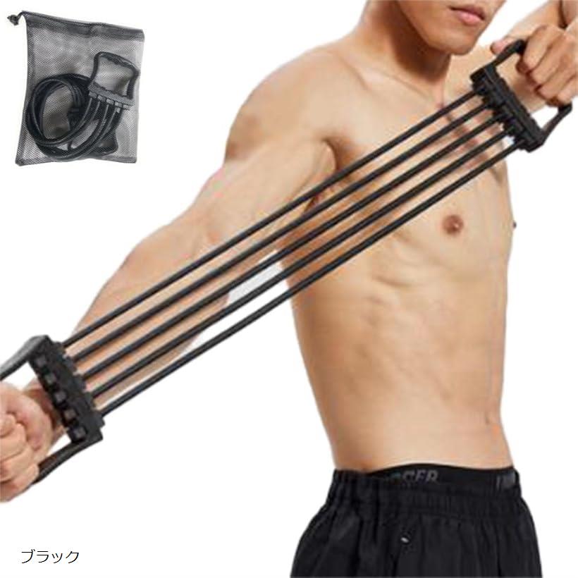 楽天市場】送料無料 エキスパンダー 5連 チューブ 取り外し可能