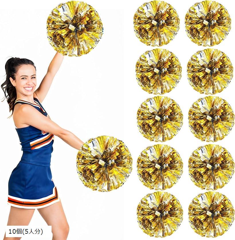 楽天市場】ポンポン チア ダンス チアリーダー 持ち手付き
