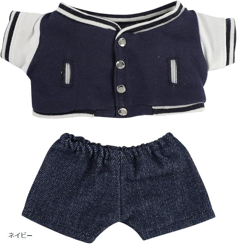 楽天市場】ぬい服 ぬいぐるみ服 スタジャン ズボン 人形 (ブラック