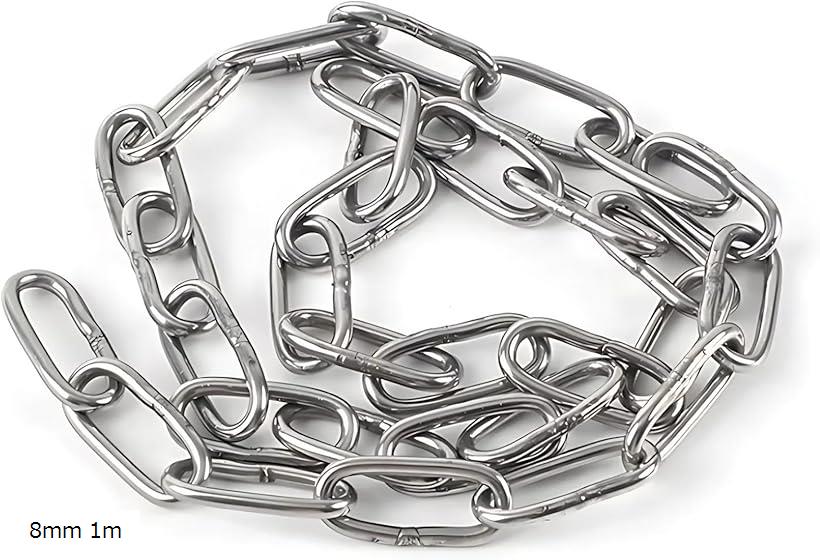 ゆんん　さま　チェーン 楽天市場】ステンレスチェーン 8mm 1m 鎖 リンクチェーン SUS304