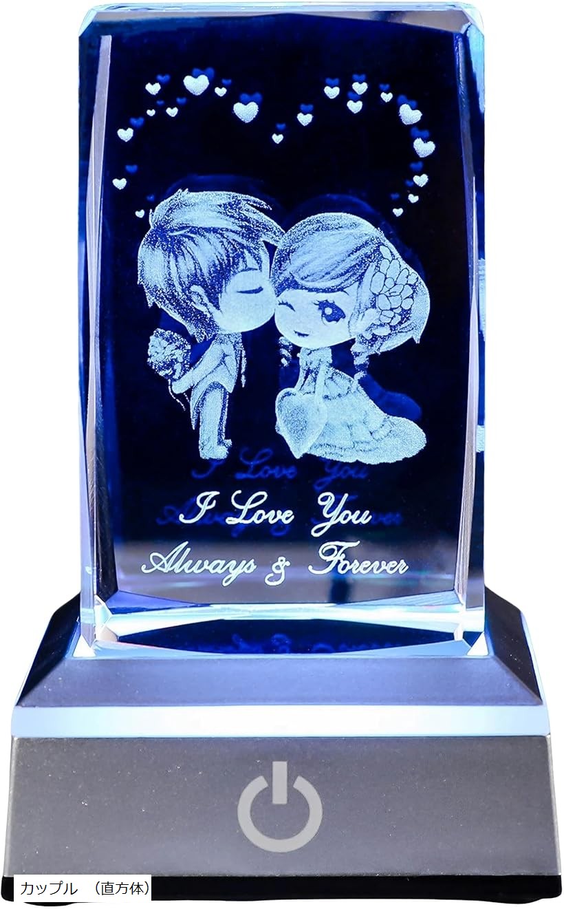 楽天市場】クリスタル 3D オブジェ 誕生日 記念日 可愛い プレゼント