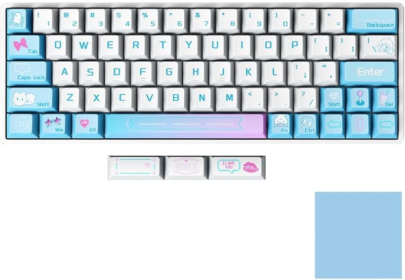 Castle HM66 ゲーミングキーボード ラピッドトリガー搭載 US配列 有線 最短 0.01mm Type-Cケーブル 66キー マグネットスイッチ ポーリングレート8000Hz RGBバックライト 英語配列 低遅延|ホリック
