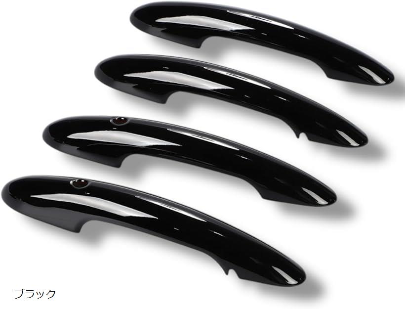 MINI F54 クラブマン用 ピアノブラック・ドアハンドルカバー　6個セット ドアハンドルカバー ブラック（F54） | ミニガレージ