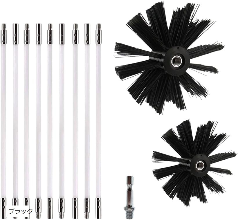 アンティーク　煙突掃除のブラシ　オブジェ　古道具　インテリア　ガラクタ　馬の毛 アンティーク 煙突掃除のブラシ オブジェ 古道具 インテリア ガラクタ