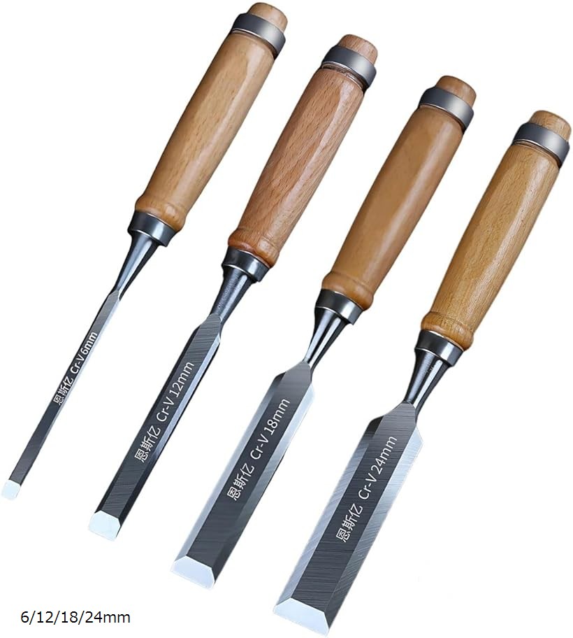 突きノミ ２本セット 楽天市場】【ハンマー付き】木工ノミセット DIY 平ノミ 叩きのみ 6mm