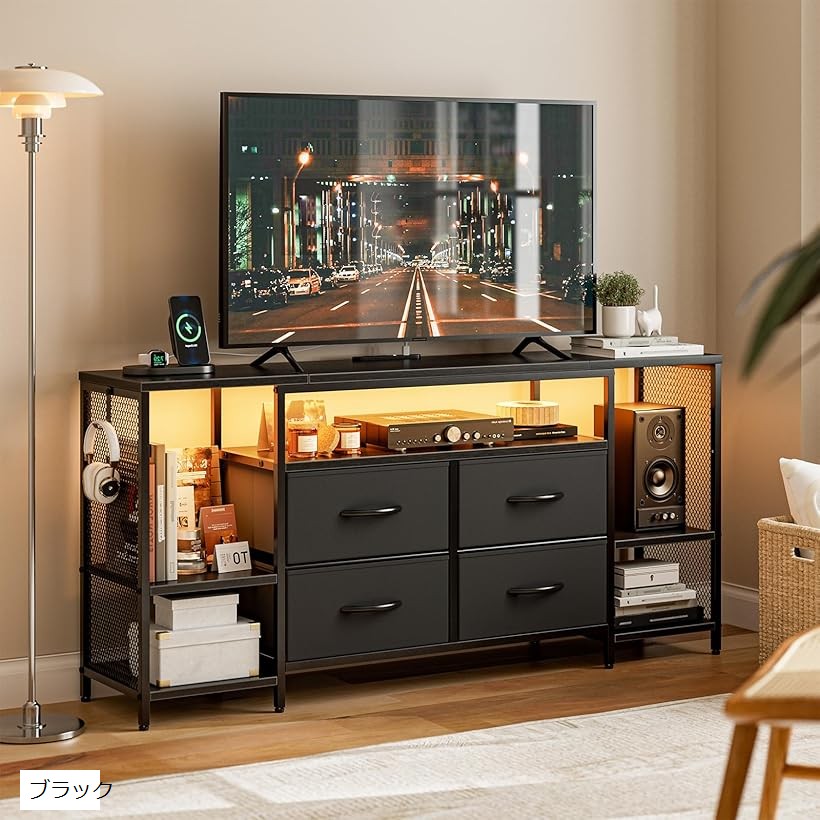 楽天市場】【楽天ランキング1位入賞】収納チェストロータイプ テレビ台