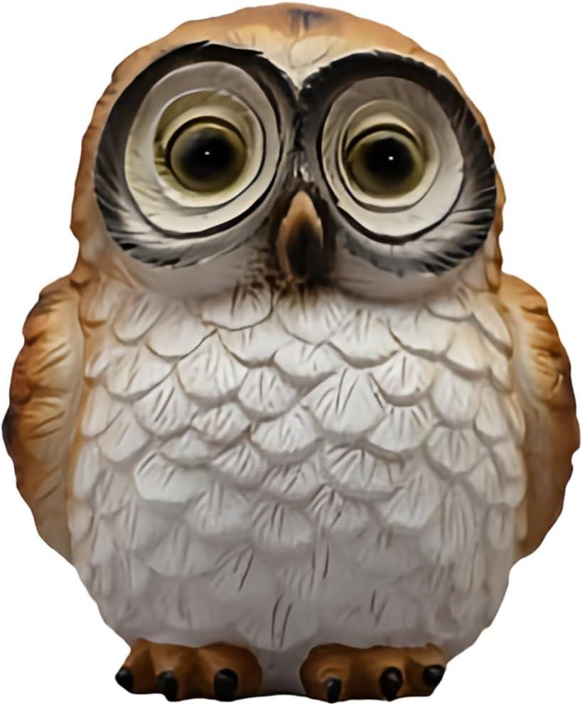 楽天市場】2個セット 白フクロウ ガーデンソーラーライト ふくろう