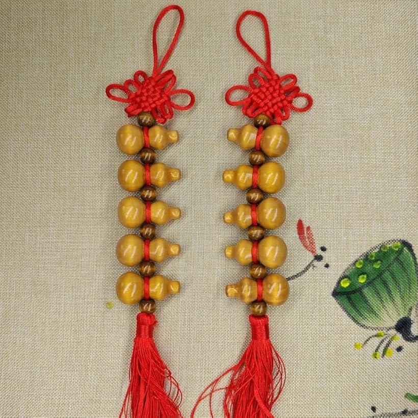 着物の絵付け師/逸品/ひょうたん/瓢箪/オブジェ/縁起物/組紐付き 楽天市場】五福ひょうたん 5つの瓢箪の装飾 手編みストラップ 吉祥結び