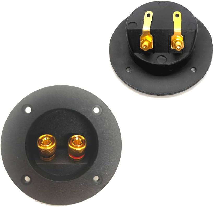 楽天市場】スピーカーターミナル バナナプラグ対応2個セット