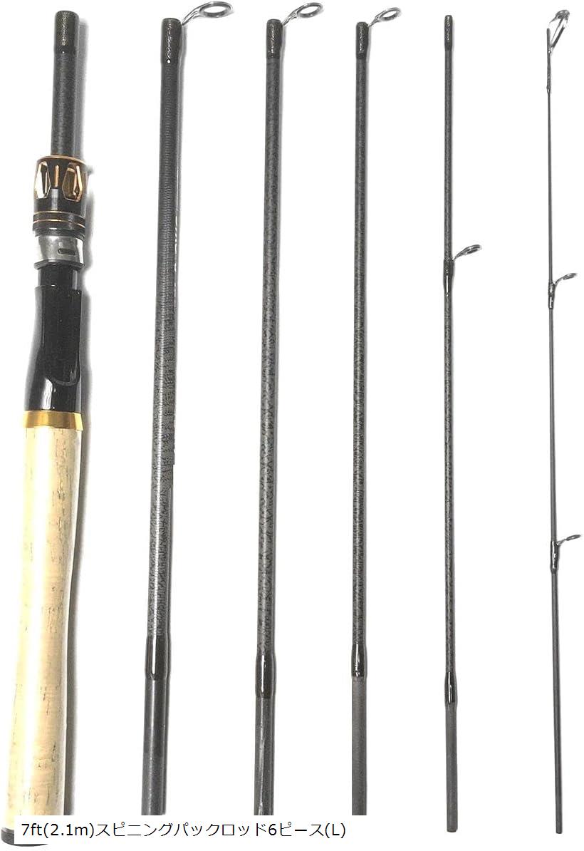 楽天市場】Fuji製ガイド4.6フィート スピニングパックロッド 4