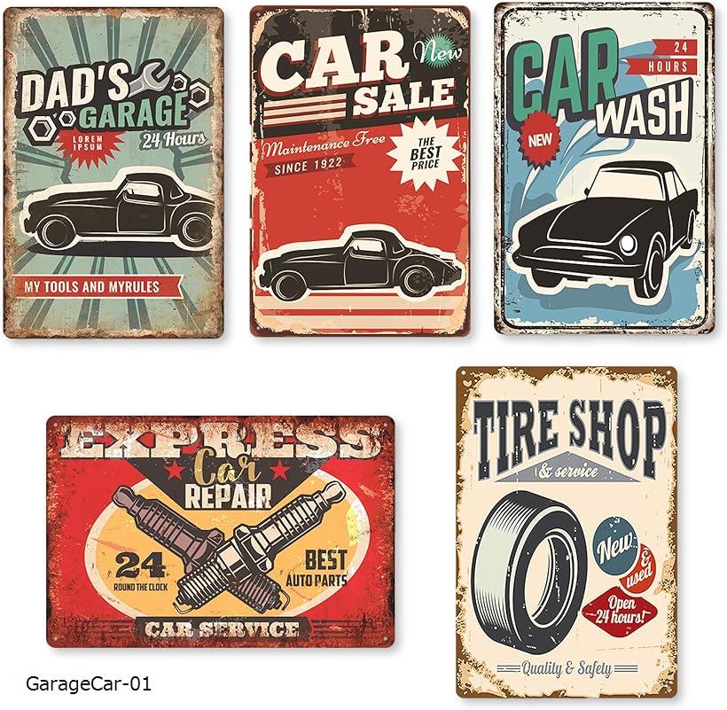 楽天市場】ガレージ ブリキ看板 ティンサイン 車 バイク プレート 壁