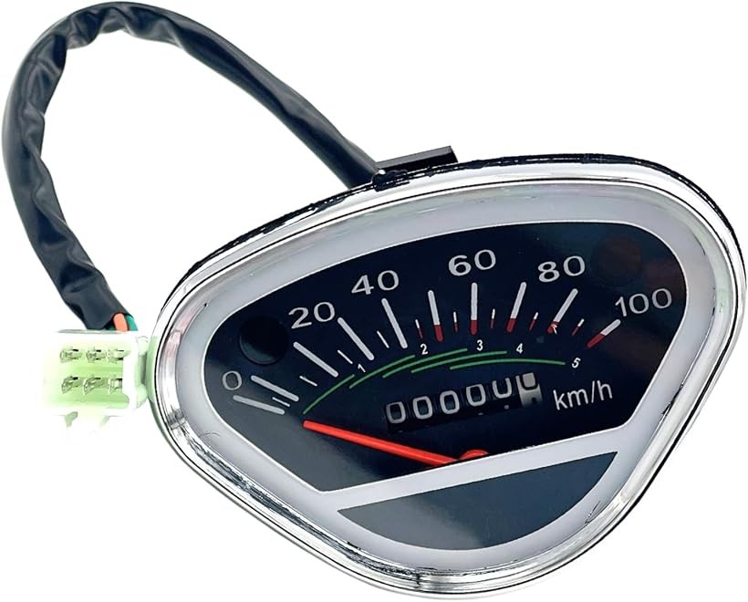 楽天市場】汎用 シャリー バイク スピードメーター おにぎり型